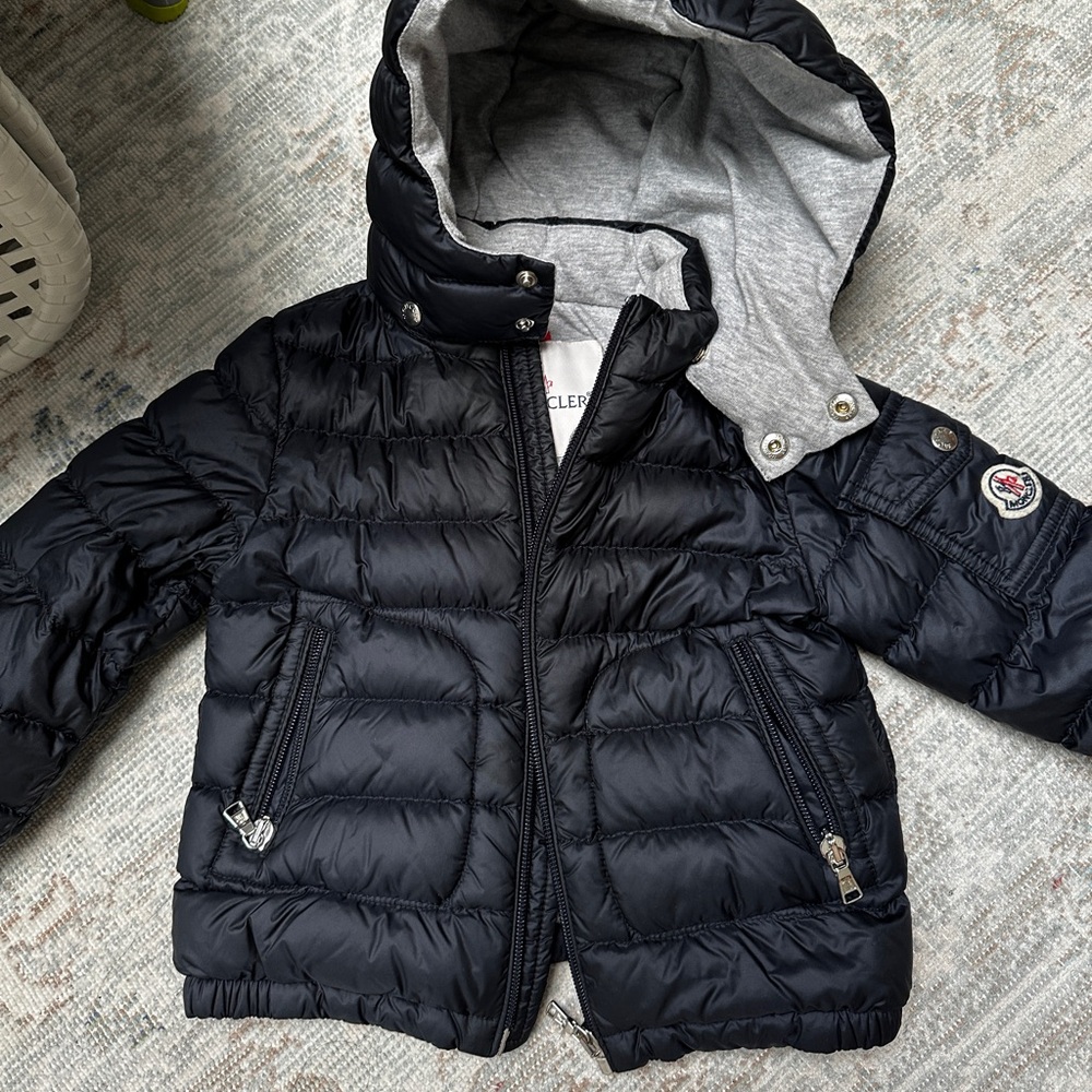 Moncler Black Kids Puffer Jacket